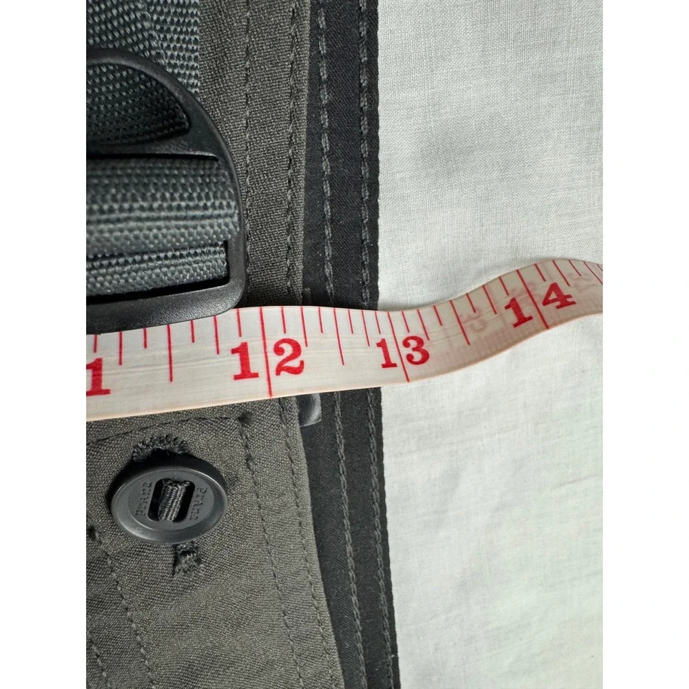 Prana Zion Shorts Mens 38 Charcoal Gray Hiking Cargo Stretch 10 Inseam - Picture 11 of 15